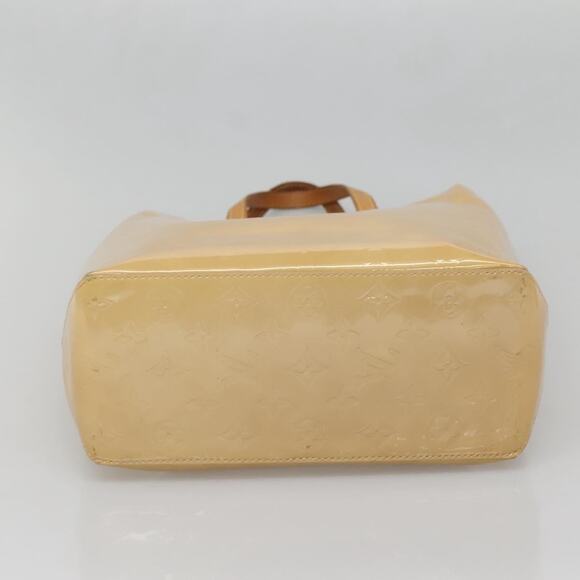 LOUIS VUITTON Monogram Vernis Reade MM Hand Bag Beige M91141 - Picture 9 of 12